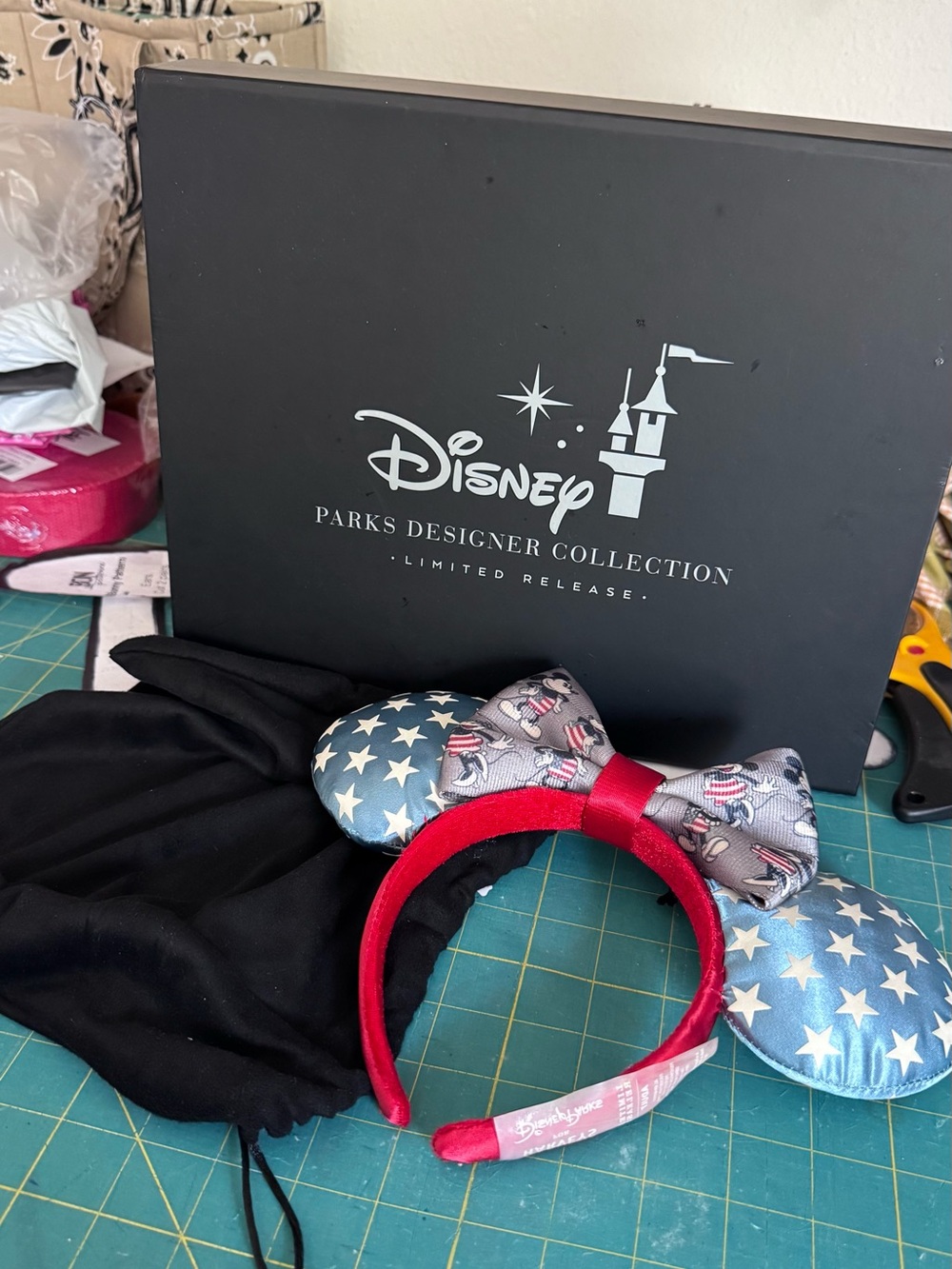Harvey’s Seatbelt Americana Mickey Ears